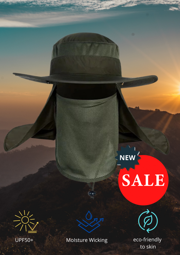 Sun Protection Hat and Neck Gaiter - Koala Advance